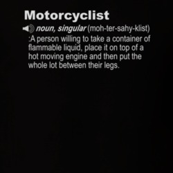Definition Motorcyclist Funny Dark Color T Shirt 36026375