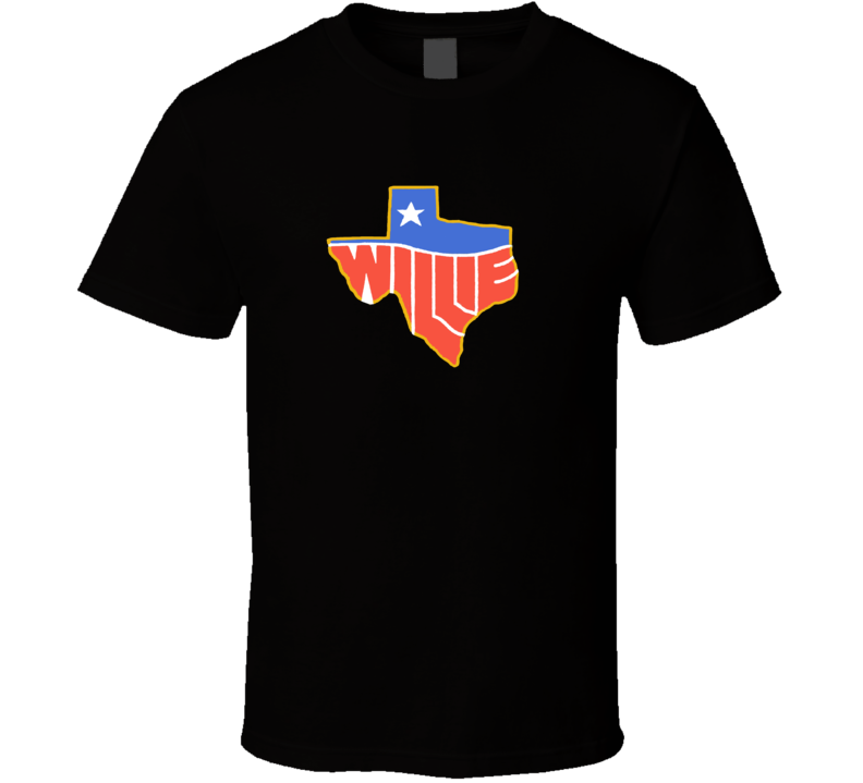 Willie Nelson Texas Retro 1984 Tour Black T Shirt Willie Nelson Texas Retro 1984 Tour Black T Shirt