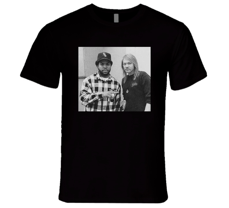 Ice Cube Axl Rose Hip Hop Rock 90's Music T Shirt Ice Cube Axl Rose Hip Hop Rock 90's Music T Shirt
