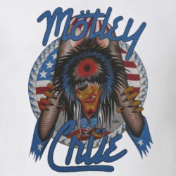 Motley Crue Retro 1987 Girls Girls Girls Concert White T Shirt 17847061