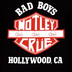 Motley Crue Girls Girls Girls Bad Boys Hollywood Retro 80's Rare Classic Music T Shirt 22433046