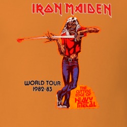 Iron Maiden 1982-1983 World Tour Classic Metal Music T Shirt 25375520