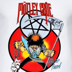 Motley Crue Alister Fiend Sickle Classic Rock Music T Shirt 29569166
