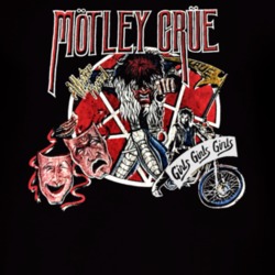 Motley Crue Girls Girls Girls Tour Retro Classic Rock Music T Shirt 29627505