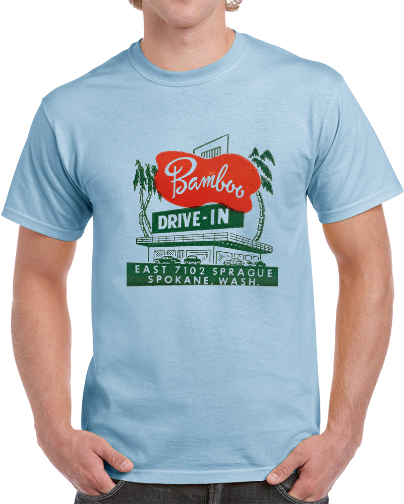 Vintage Bamboo Drive In Spokane Washington T Shirt Vintage Bamboo Drive In Spokane Washington T Shirt