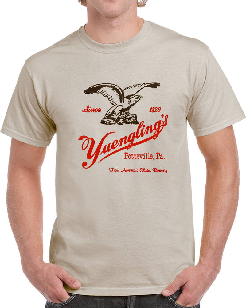 Vintage Yuengling's Brewery Pottsville PA T Shirt Vintage Yuengling's Brewery Pottsville PA T Shirt