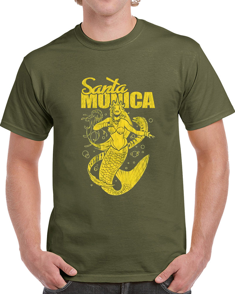 Vintage Santa Monica Mermaid T Shirt Vintage Santa Monica Mermaid T Shirt