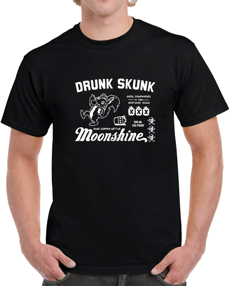 Drunk Skunk T Shirt