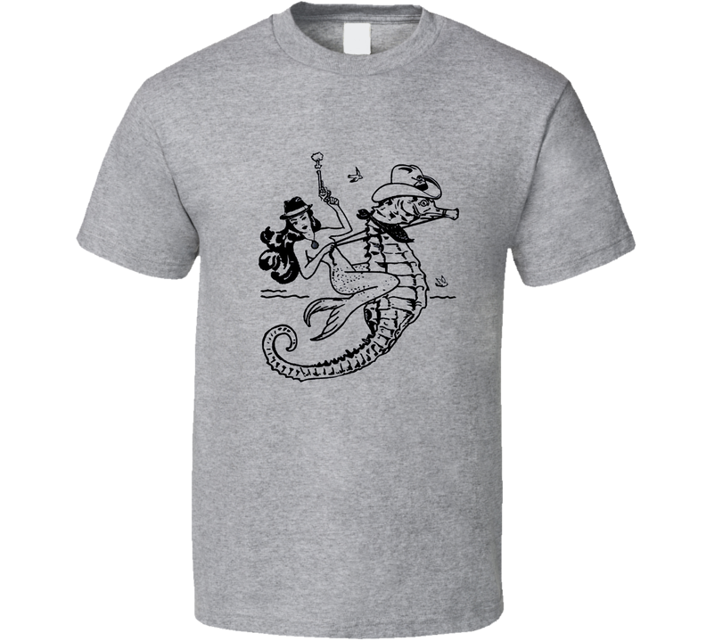 Mermaid & Seahorse T Shirt Mermaid & Seahorse T Shirt
