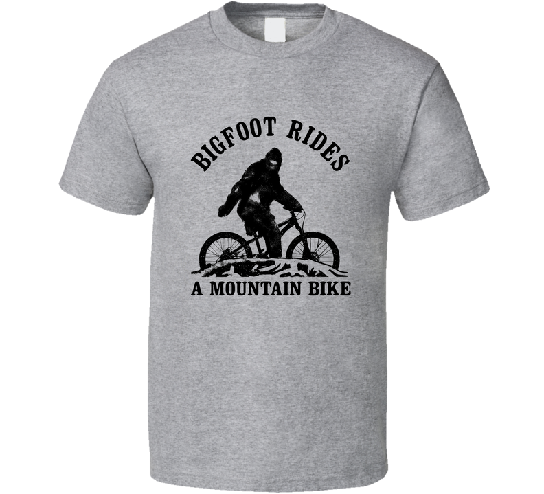 Bigfoot Rides Retro T Shirt