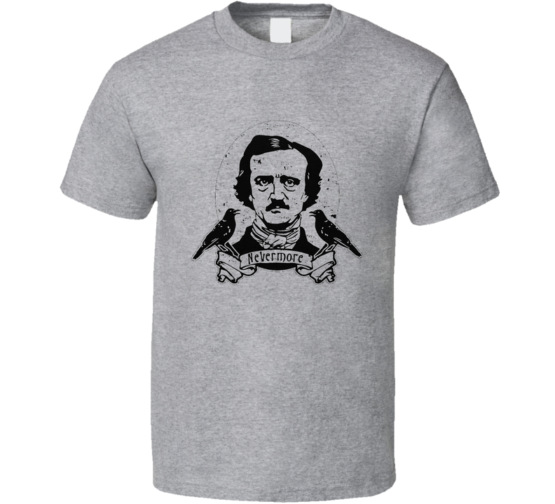 Edgar Allan Poe Retro T Shirt