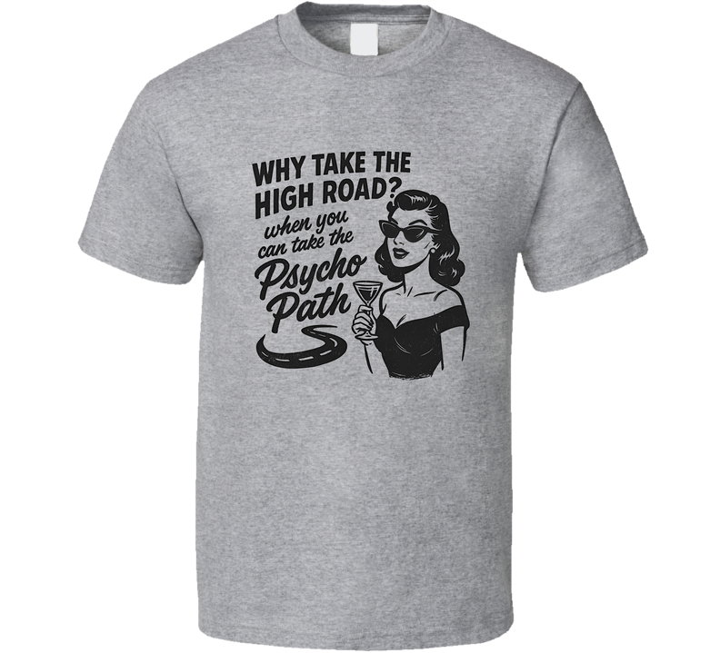 Psyco Path Retro T Shirt