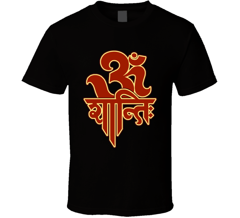 OM SHANTI T Shirt OM SHANTI T Shirt