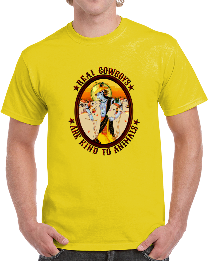 Real Cowboys Are Kind To Animals T Shirt Real Cowboys Are Kind To Animals T Shirt