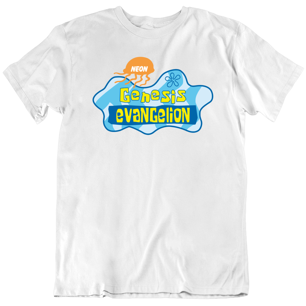 Neon genesis evangelion spongebob shirt Clearance