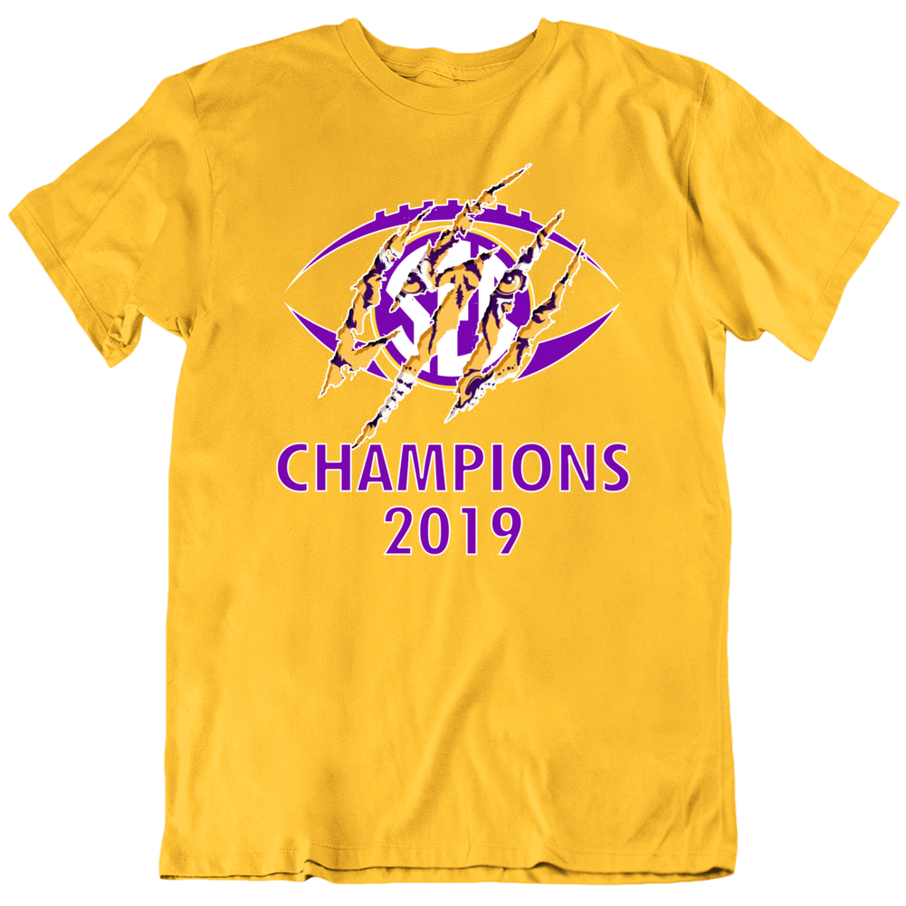 Lsu Sec Champions 2019 College Football Gift T Shirt