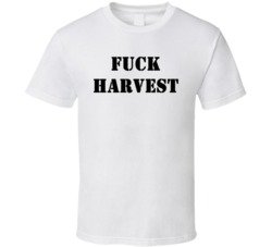 Fuck Harvest (Black Stencil Font) T Shirt 4687934