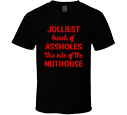 Jolliest Bunch Of Assholes This Side Of The Nuthouse - Griswold Christmas Vacation Inspired (Red Font) T Shirt 5517269