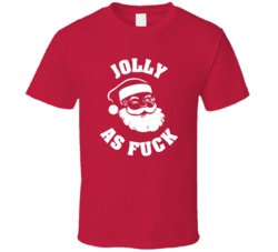 Jolly as Fuck Chive Inspired Funny Christmas T Shirt 5612574
