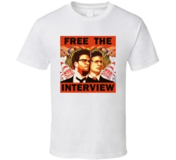 Free The Interview - Seth Rogen James Franco Movie Inspired (Black Font) Funny T Shirt 5972465