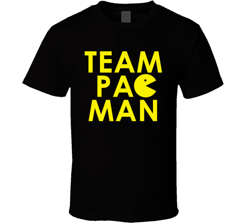 Team Pacman - Manny Pacquiao Inspired (Yellow Font) T Shirt Team Pacman - Manny Pacquiao Inspired (Yellow Font) T Shirt