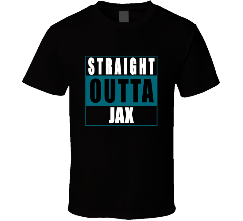 Straight Outta Jacksonville Football NWA T Shirt