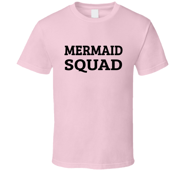 Mermaid Squad Tee Funny Bridal Party Bridesmaids Bachelorette Party Bridesmaid Trendy T Shirt 