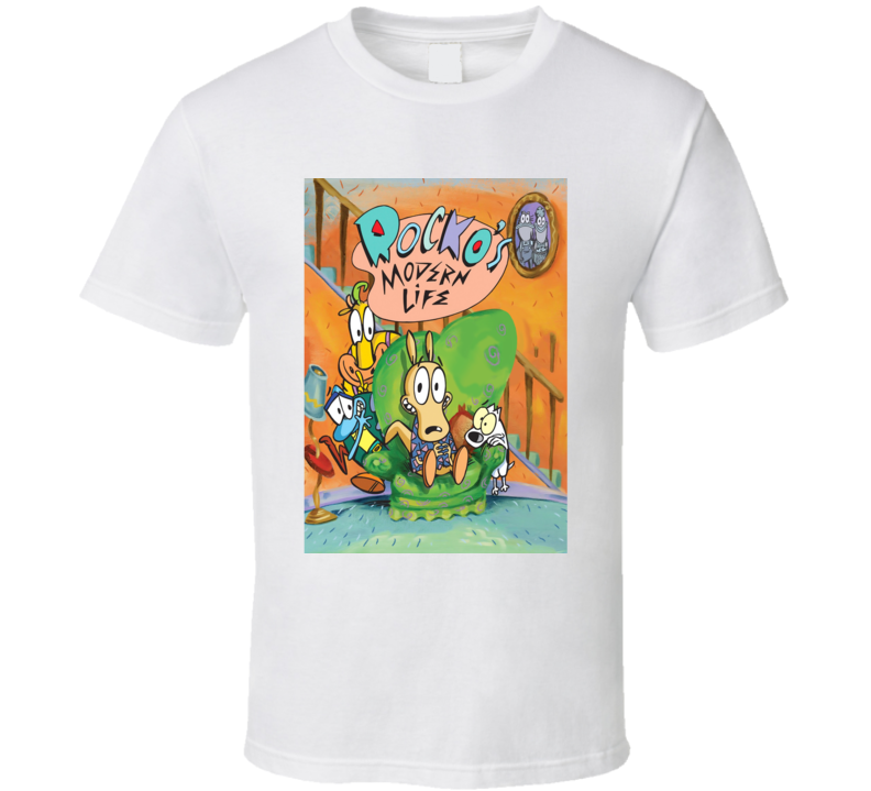 Rocko&#039;s Modern Life Tee 90&#039;s Vintage TV Show Cool Retro Fan 