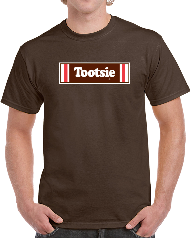 Tootsie Roll Logo Tee Funny Halloween Candy Chocolate Costume T Shirt