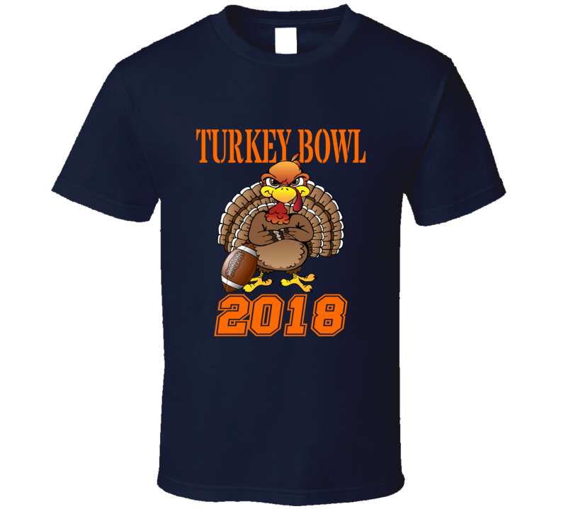 Turkey Bowl 2018 Thanksgiving Team Group Family Football T Shirt Turkey Bowl 2018 Thanksgiving Team Group Family Football T Shirt