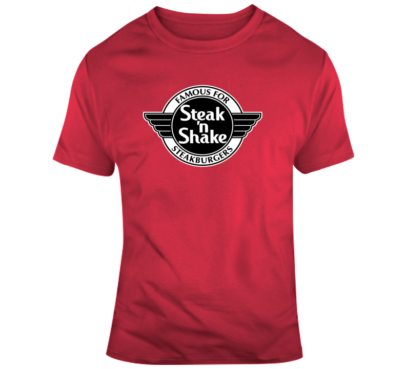 Steak N Shake Tee Cool Fast Food Restaurant Worker T Shirt