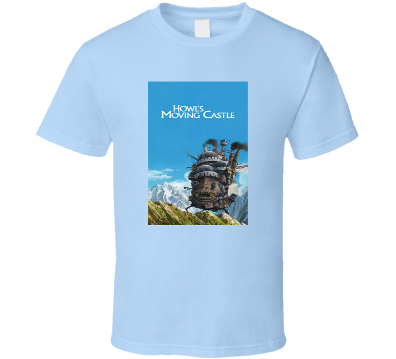 Howl's Moving Castle Tee Family Fantasy Movie T Shirt Howl's Moving Castle Tee Family Fantasy Movie T Shirt