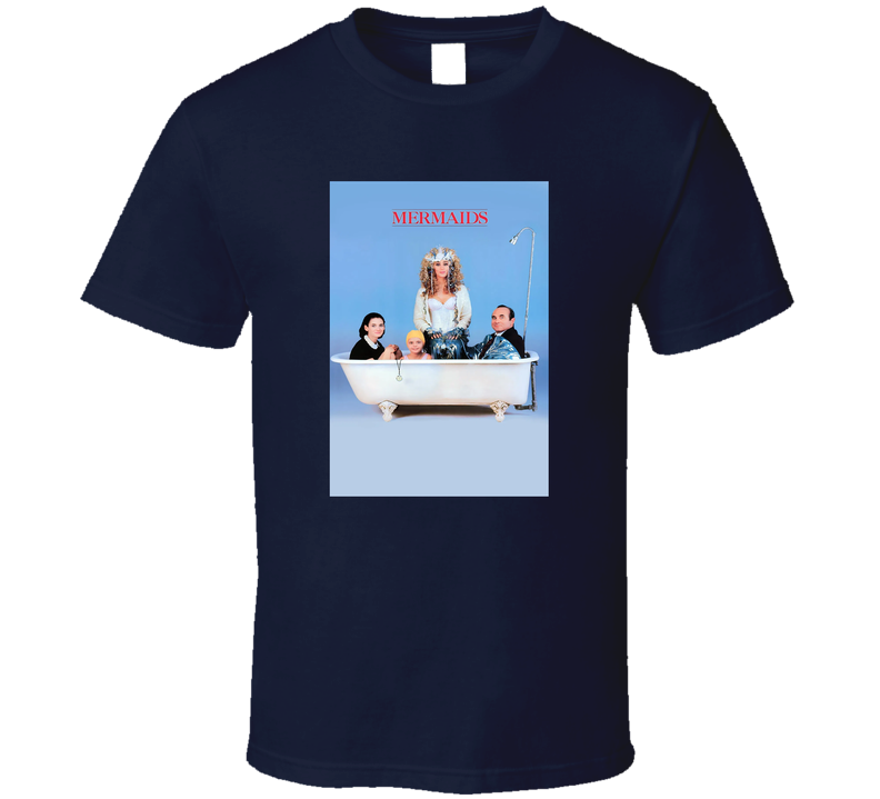 Mermaids Movie Tee 90s Comedy Romance Film T Shirt Mermaids Movie Tee 90s Comedy Romance Film T Shirt