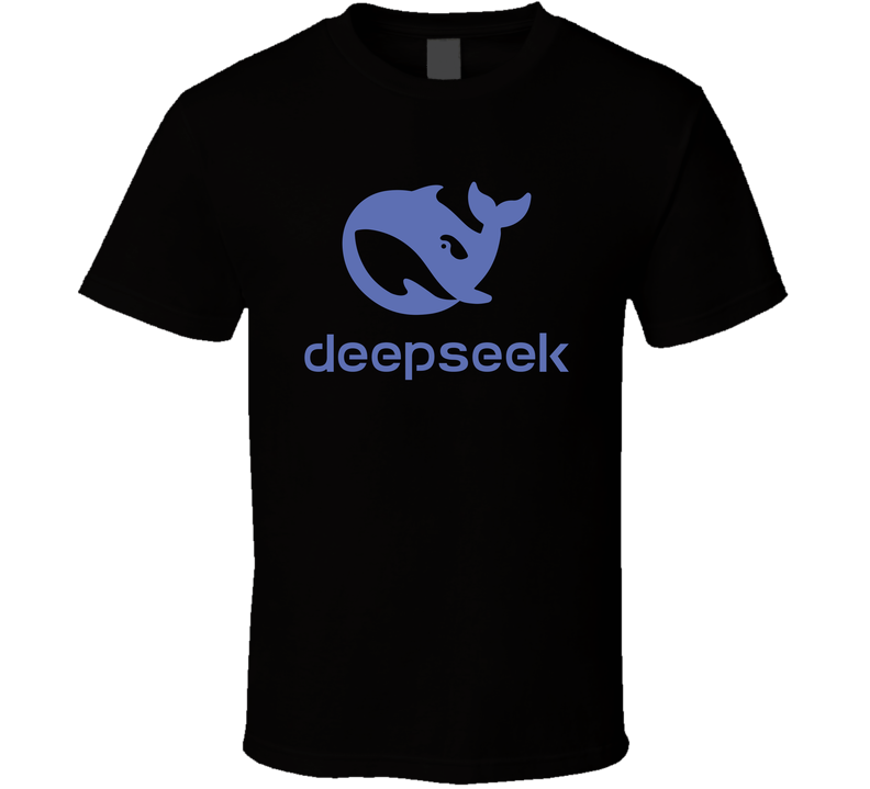 Deepseek Ai Logo Tee Artificial Intelligence Cool T Shirt Halloween Costume Idea  T Shirt