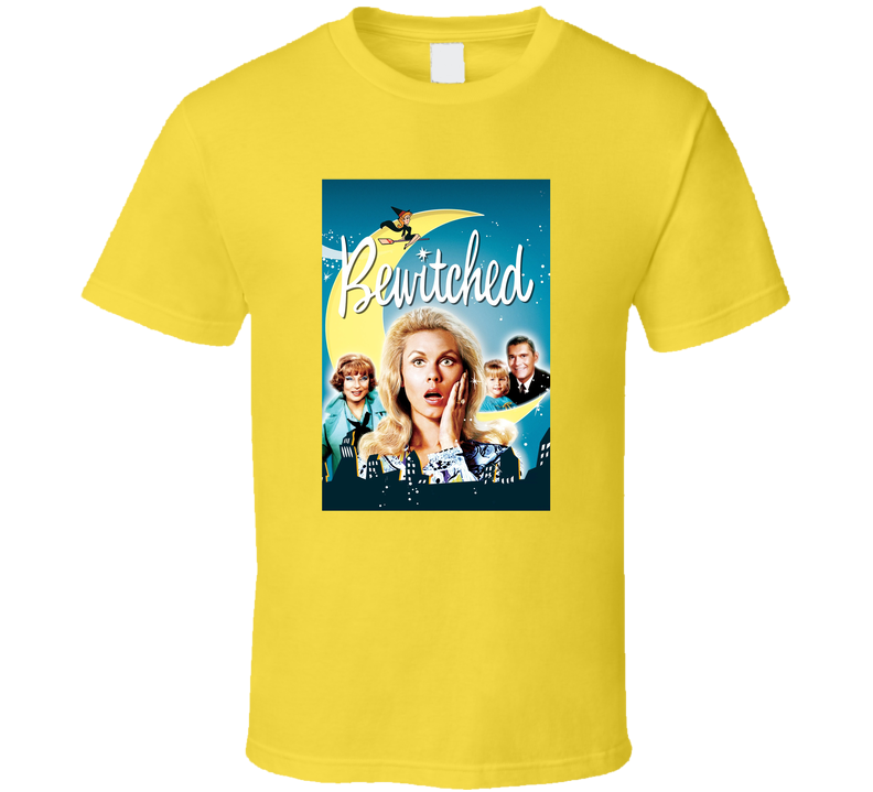 Bewitched Tv Show Tee Cool 1960s Television Sitcom T Shirt Bewitched Tv Show Tee Cool 1960s Television Sitcom T Shirt