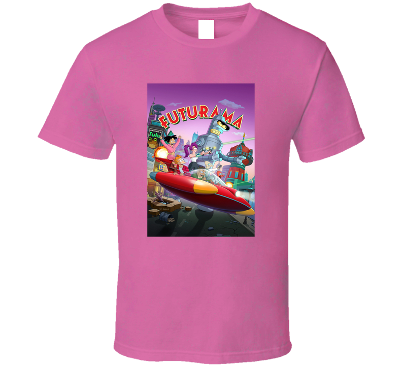 Futurama Tv Show Tee Animated Science Fiction Television Series T Shirt