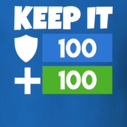 Keep It 100 Tee Cool Fortnite Video Game Fan T Shirt 34651318