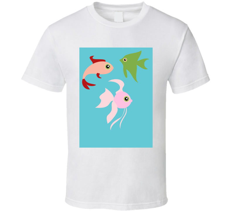 Fish swimming on your T Shirt