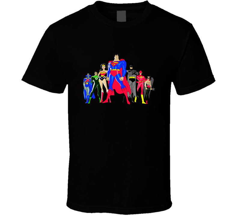 Justice League Characters Fan T Shirt Justice League Characters Fan T Shirt