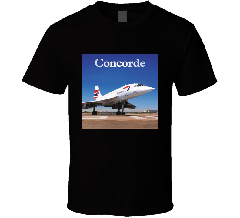 Concorde Airplane T Shirt