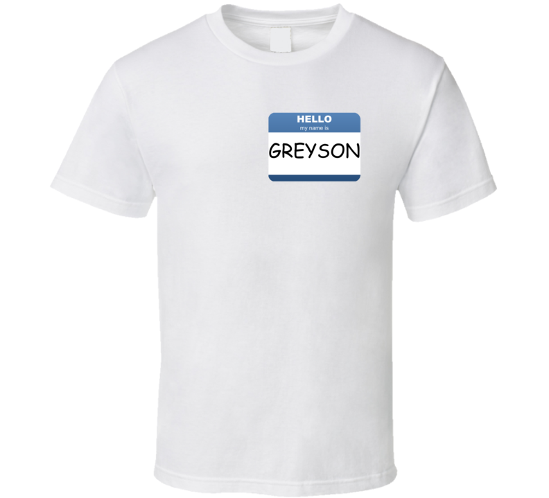 Greyson Name Tag T Shirt