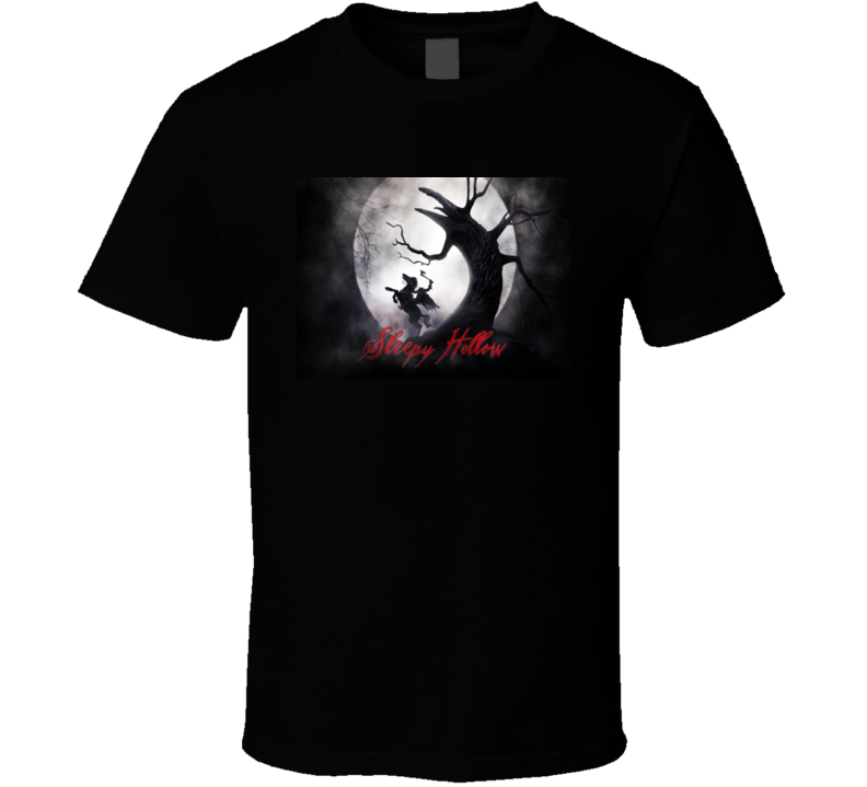 Sleepy Hollow Headless Horseman Silhouette T Shirt