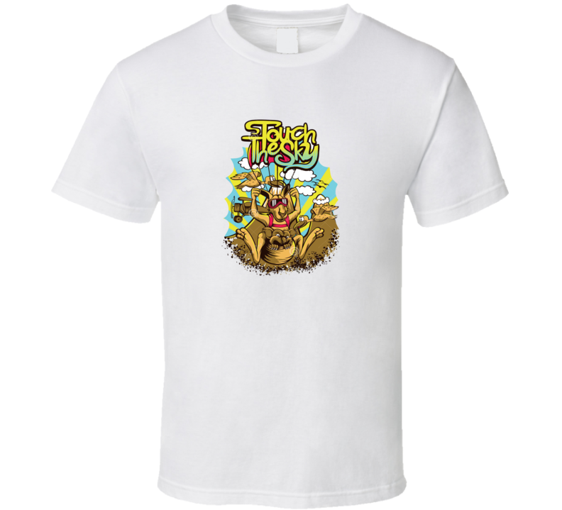 Sky Diving Kangaroo Touch The Sky T Shirt
