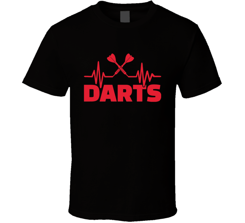 Love Darts Pulse Line Silhouette T Shirt