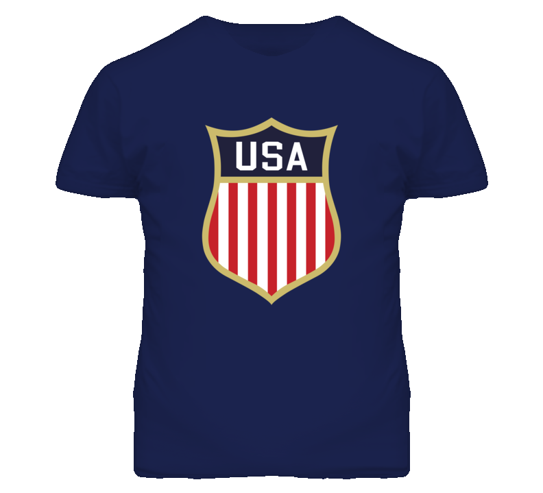 Team USA Olympic Hockey Logo Navy T Shirt Team USA Olympic Hockey Logo Navy T Shirt