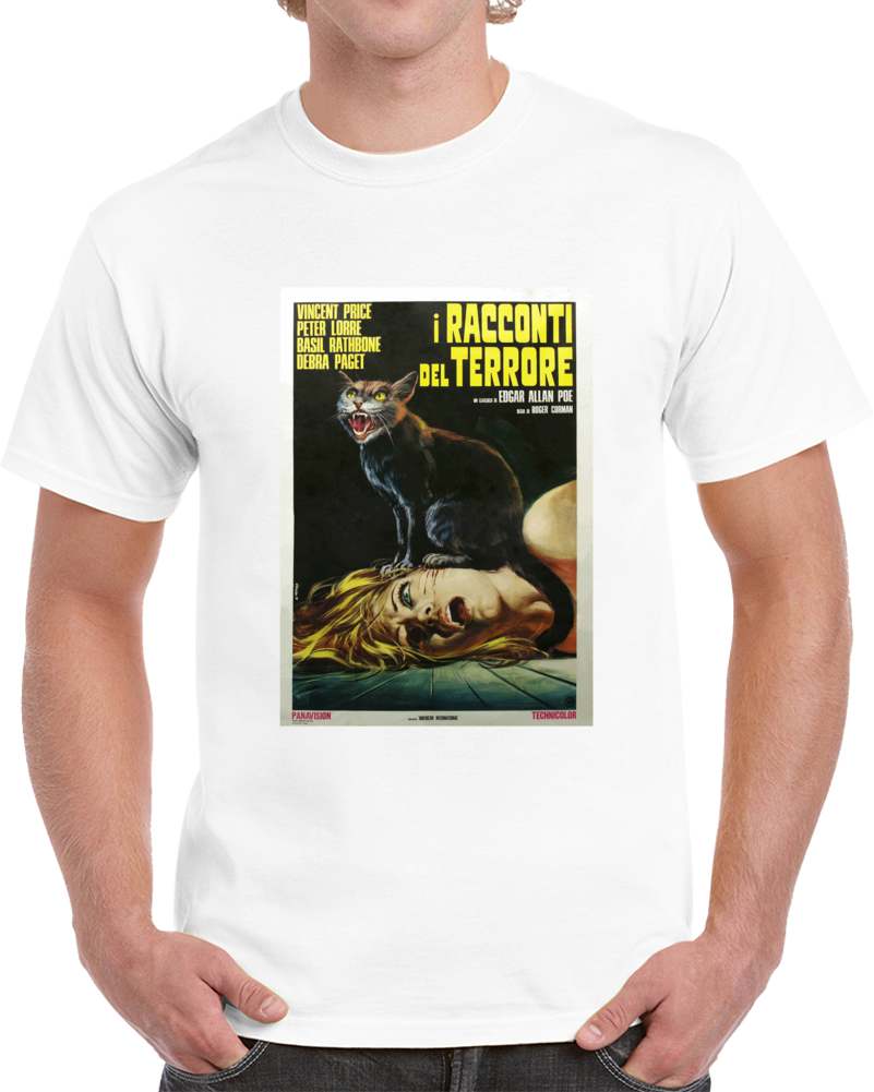Tyqwv6yz 1960s Classic Vintage Movie Poster T-shirt Tyqwv6yz 1960s Classic Vintage Movie Poster T-shirt