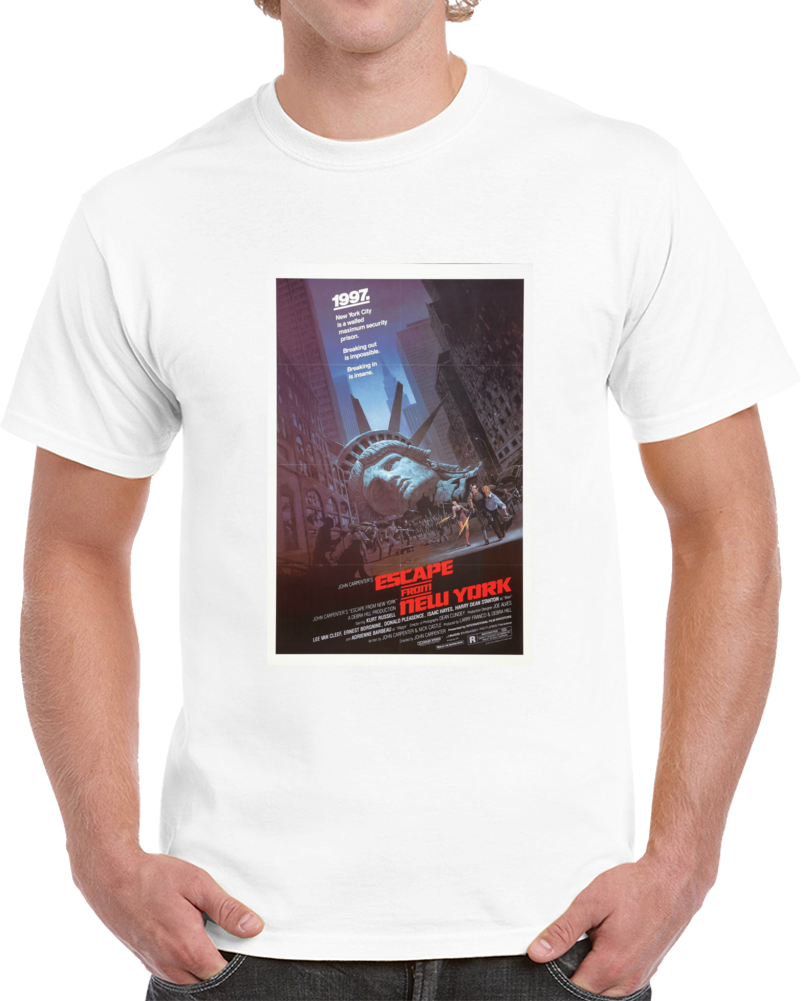 A2mnmesx 1980s Classic Vintage Movie Poster T-shirt A2mnmesx 1980s Classic Vintage Movie Poster T-shirt