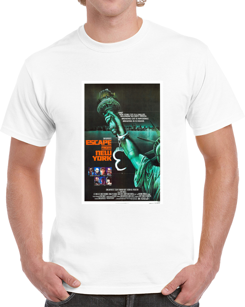 893t259x 1980s Classic Vintage Movie Poster T-shirt 893t259x 1980s Classic Vintage Movie Poster T-shirt