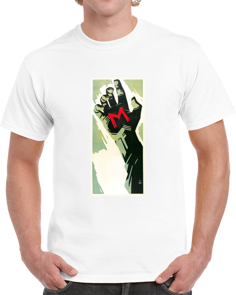 Qa4twrtk 1930s Classic Vintage Movie Poster T-shirt Qa4twrtk 1930s Classic Vintage Movie Poster T-shirt