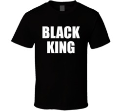 Black King African American Man Boyfriend Fiance Husband Matching Couples T-shirt 35187388